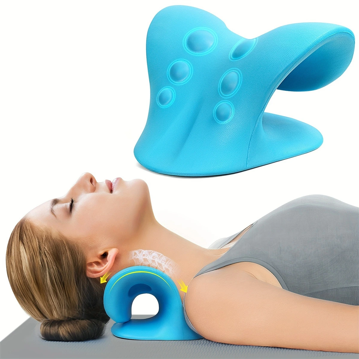 cervical traction "neck cloud" – ergonomic posture corrector & instant tension reliever cervical traction "neck cloud" – ergonomic posture corrector & instant tension reliever